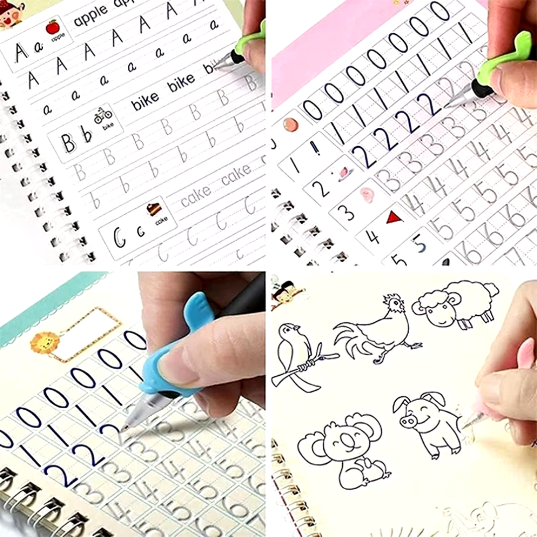 KIT DE CALIGRAFIA MONTESSORI 4 EN 1