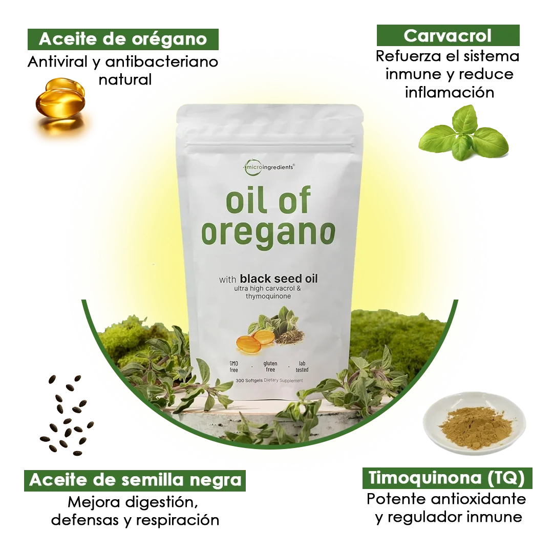 CAPSULAS DE ACEITE DE OREGANO