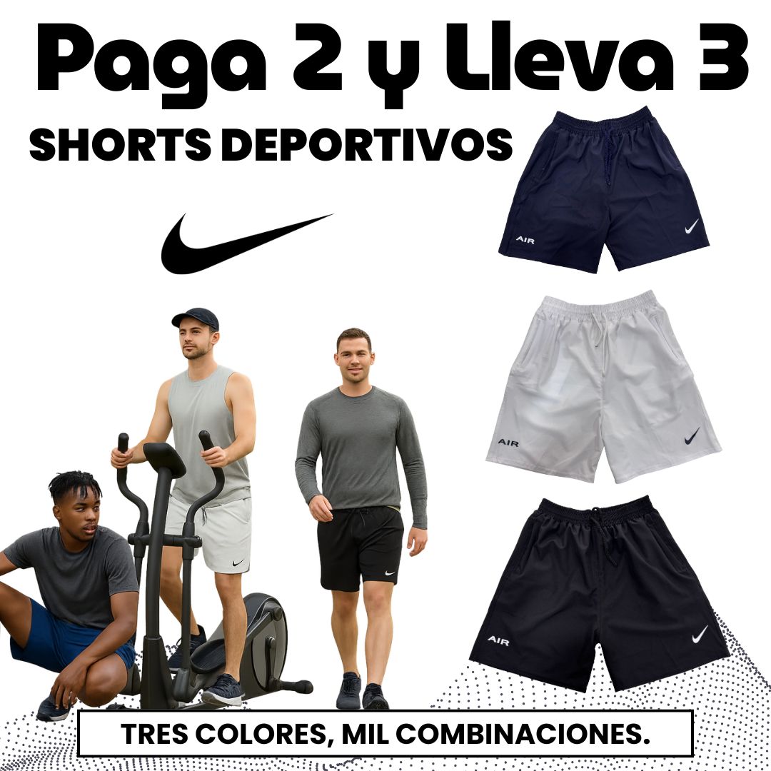 Combo x3 Shorts Deportivos