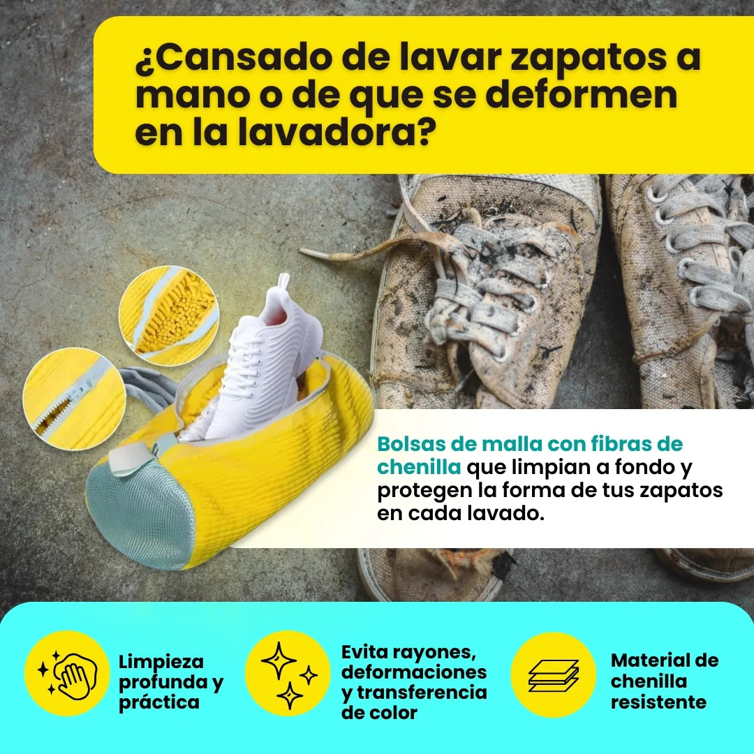 Bolsa para Lavar Zapatos en Lavadora