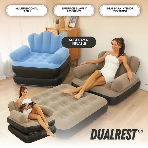 DUALREST: SOFÁ CAMA INFLABLE
