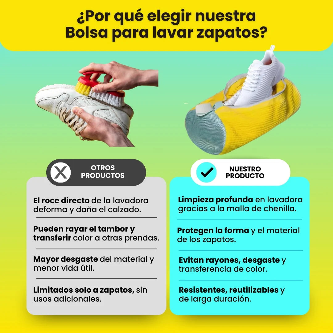 Bolsa para Lavar Zapatos en Lavadora