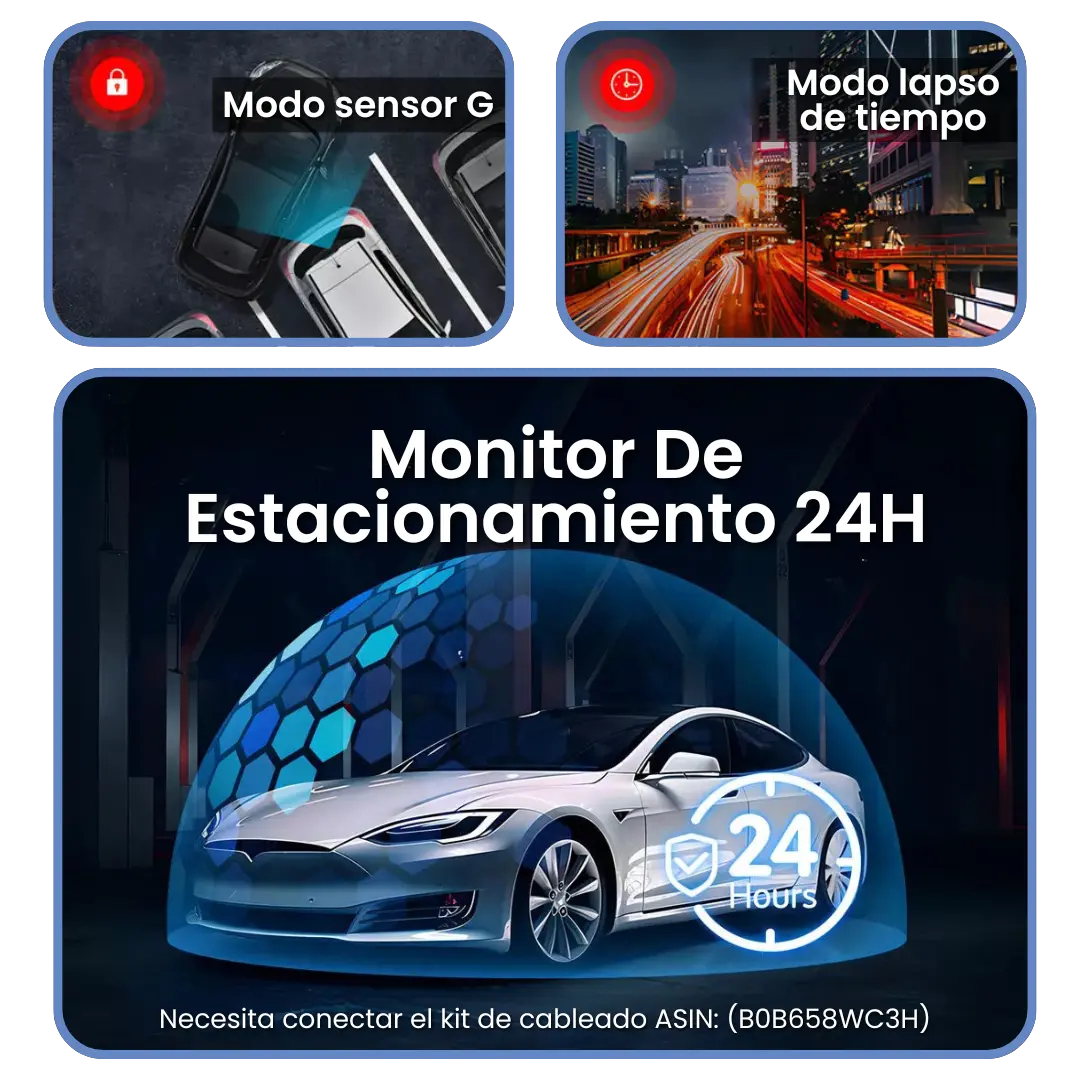 RedTiger® Cámara Frontal y Trasera para Carro