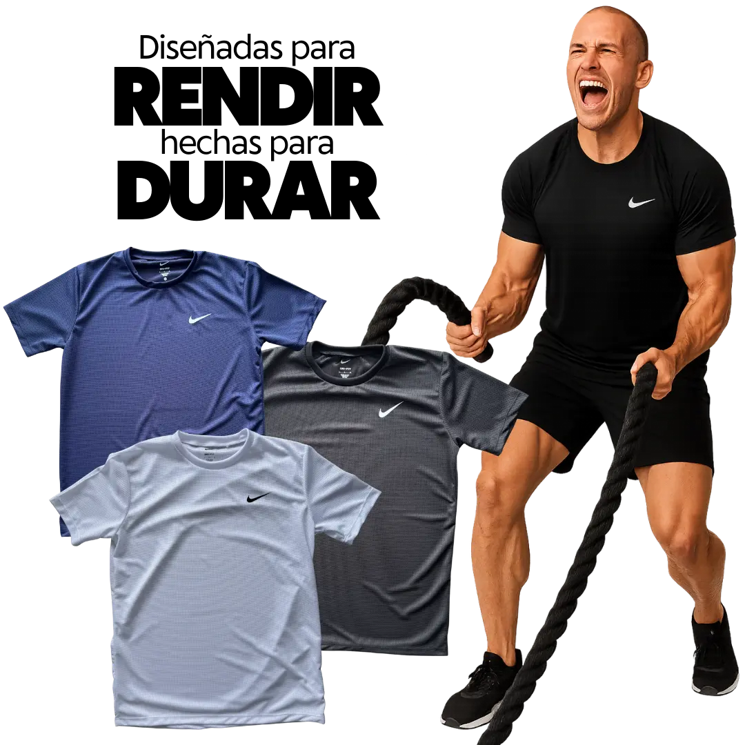 Combo x3 Camisetas Deportivas