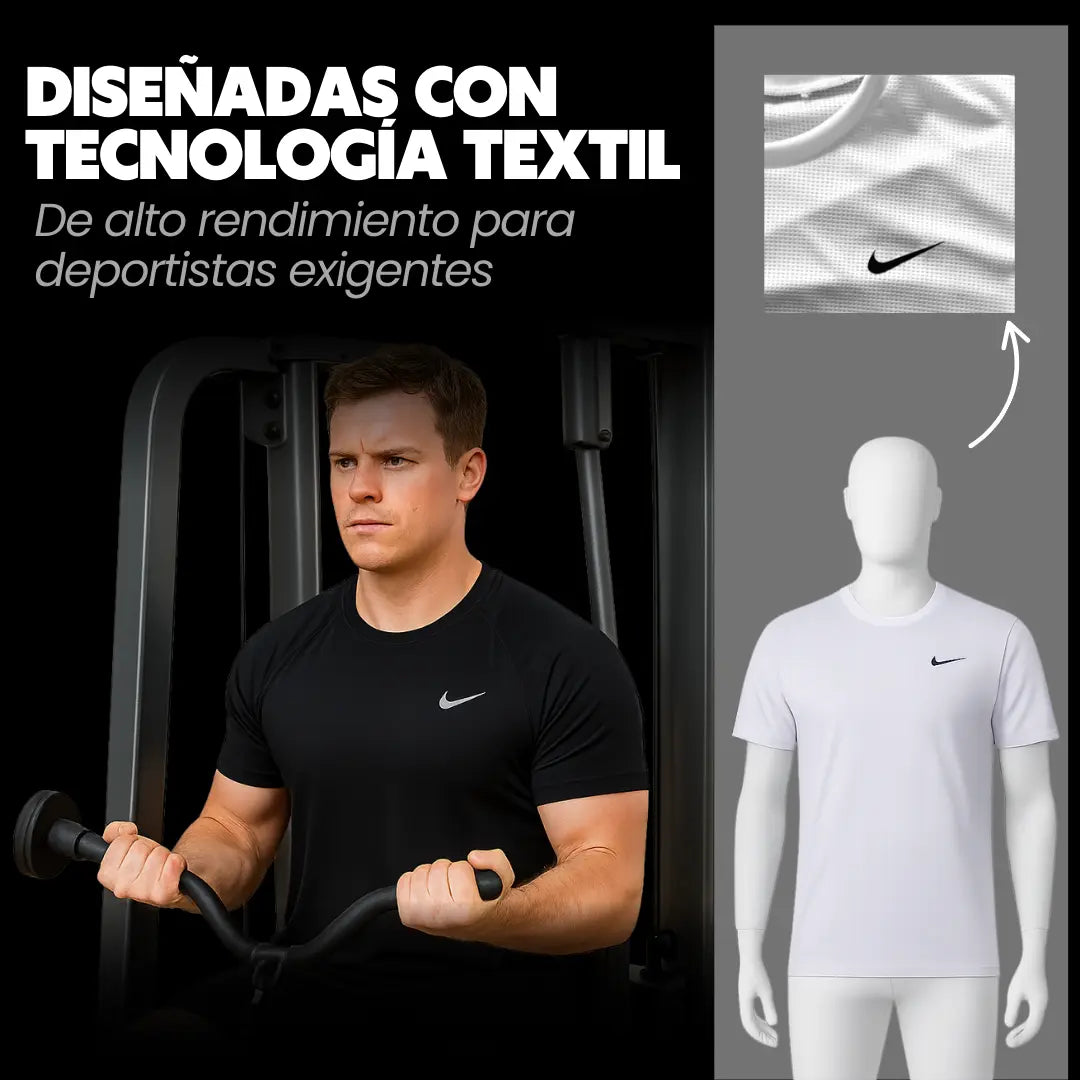Combo x3 Camisetas Deportivas