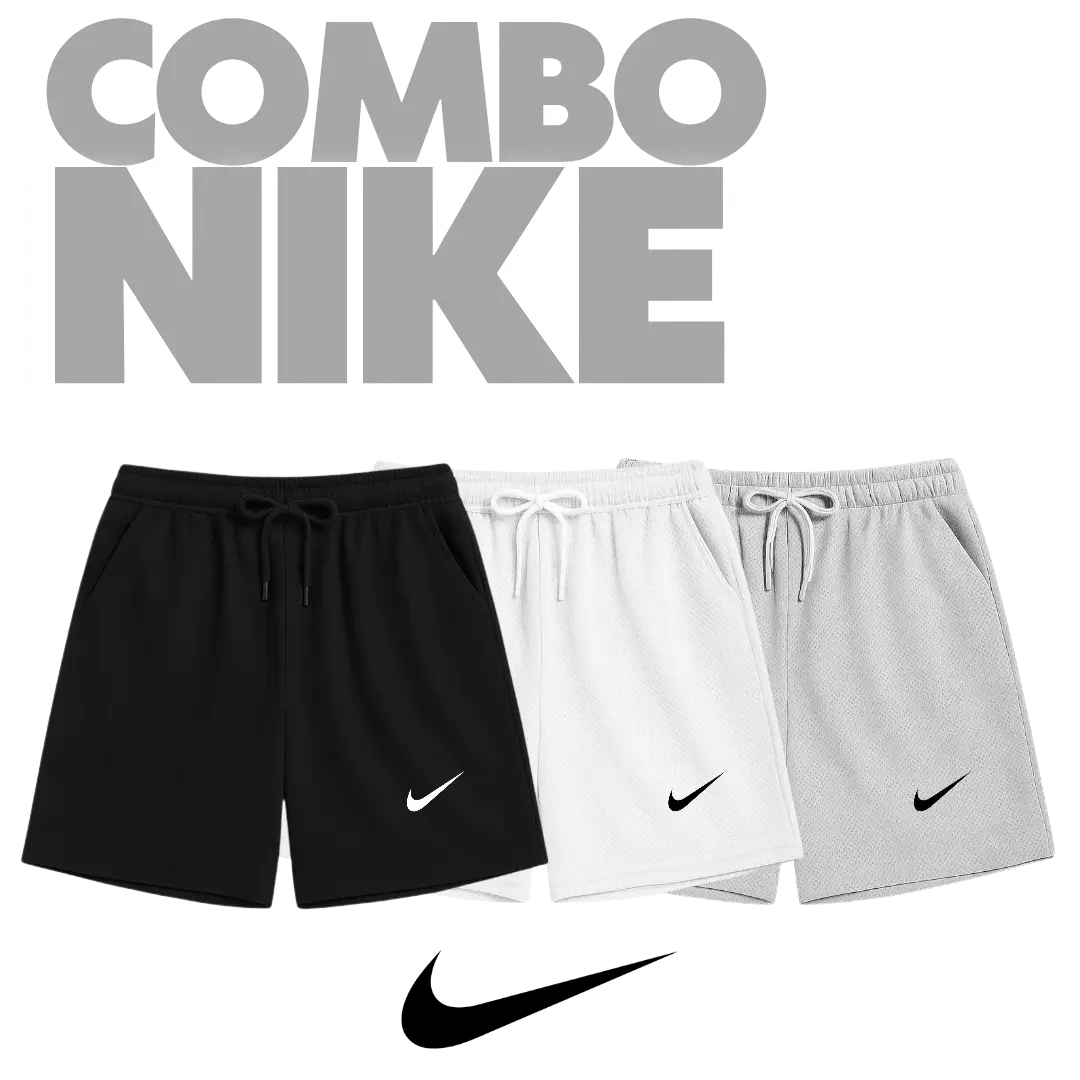 Combo x3 Shorts Deportivos nuevos colores