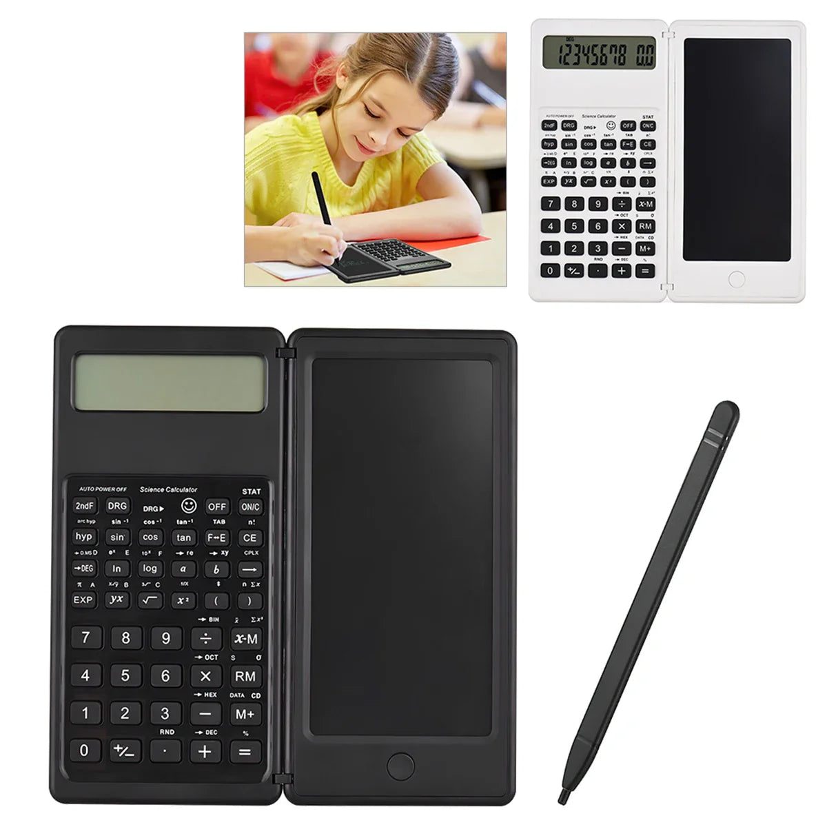 Calculadora plegable con Pantalla + Pen Digital