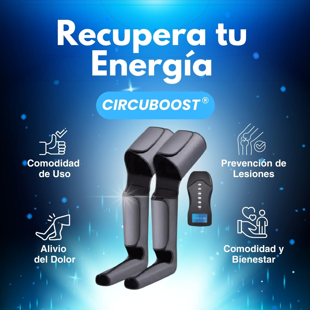 CircuBoost: Masajeador de Piernas y Pies con Compresión de Aire