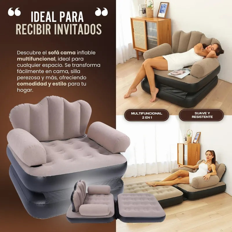 DUALREST: SOFÁ CAMA INFLABLE