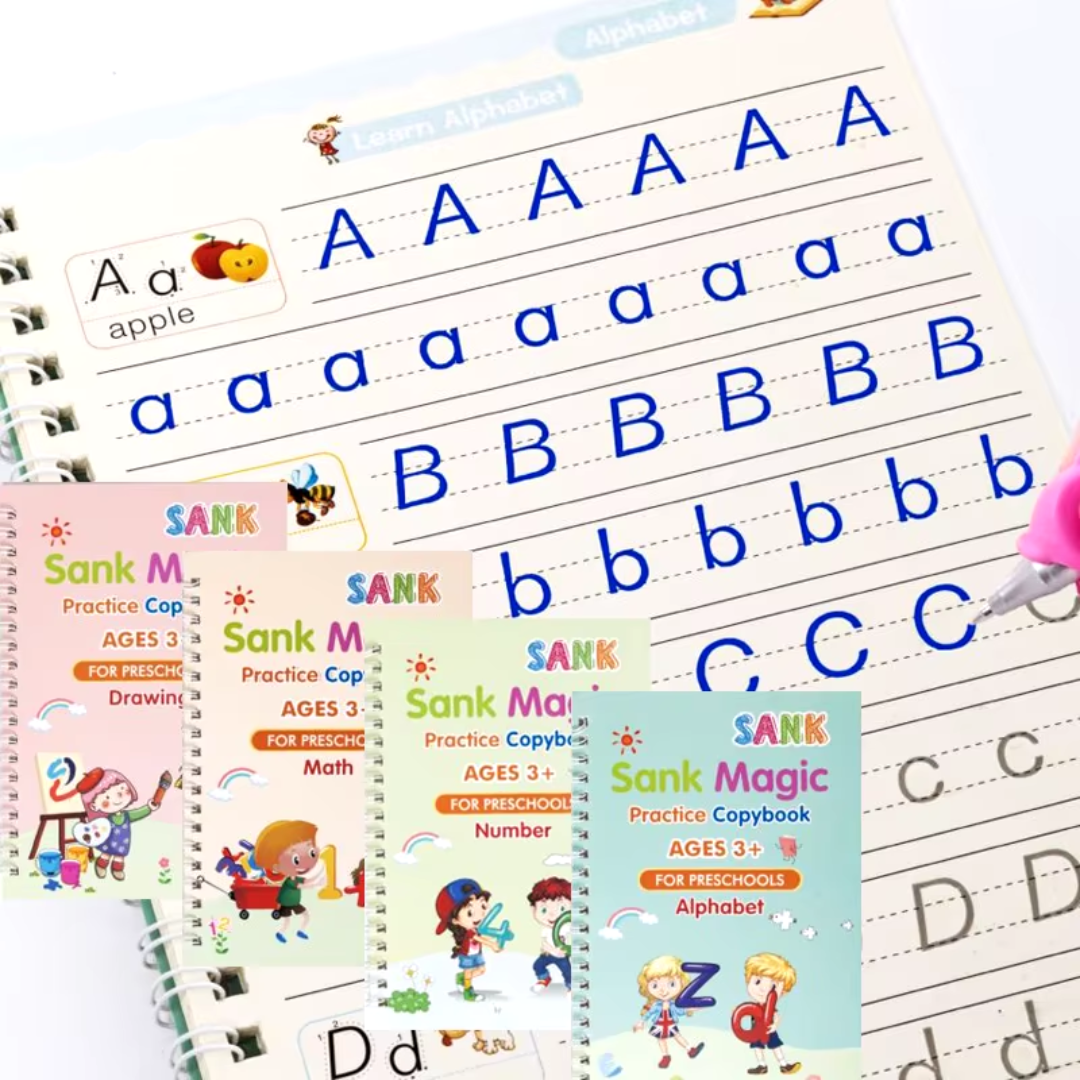 KIT DE CALIGRAFIA MONTESSORI  4 EN 1