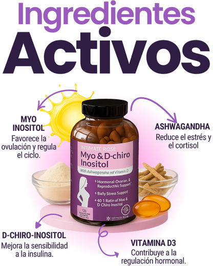 MYO AND D- CHIRO INOSITOL INTIMATE ROSE