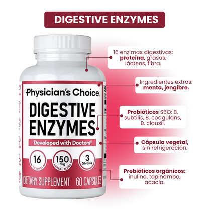 ENZIMAS DIGESTIVAS Y PROBIÓTICOS