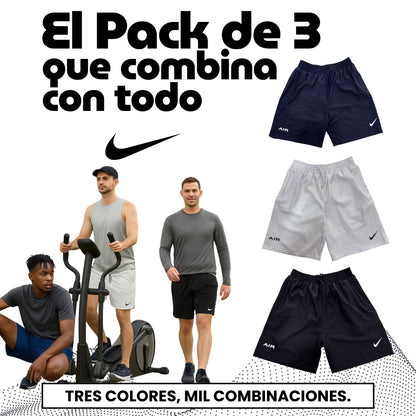 Combo x3 Shorts Deportivos
