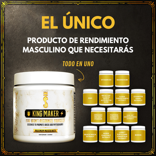 KingMaker™ Potenciador Masculino de Alto Rendimiento