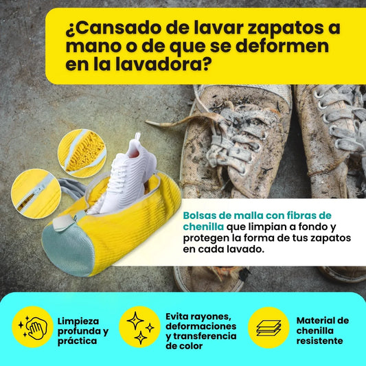 Bolsa para Lavar Zapatos en Lavadora