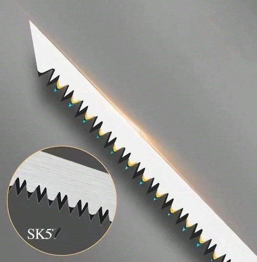 Wood Cutter: sierra de mano de acero sk5