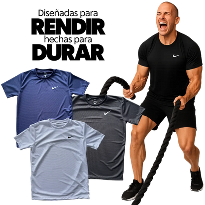 Combo x3 Camisetas Deportivas