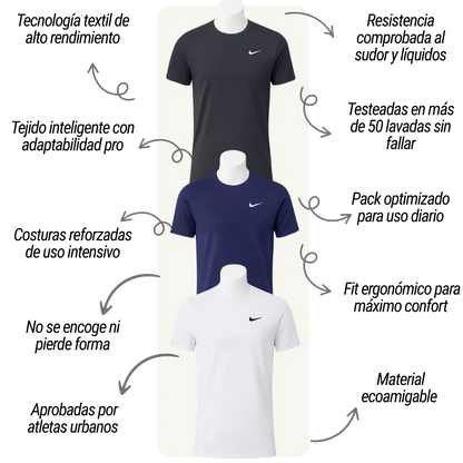 Combo x3 Camisetas Deportivas