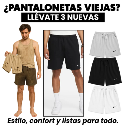 Combo x3 Shorts Deportivos nuevos colores