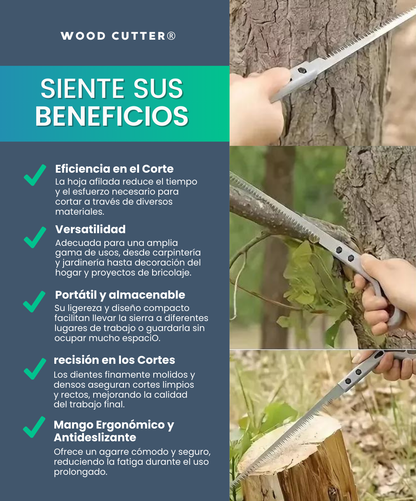Wood Cutter: sierra de mano de acero sk5