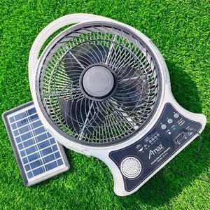 VENTILADOR SOLAR RECARGABLE