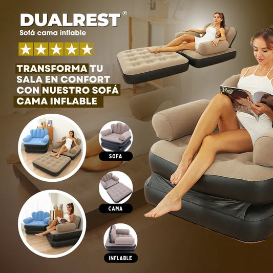 DUALREST: SOFÁ CAMA INFLABLE