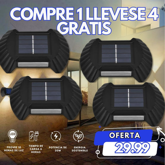 SunGuard: Luces Solares LED para Exteriores