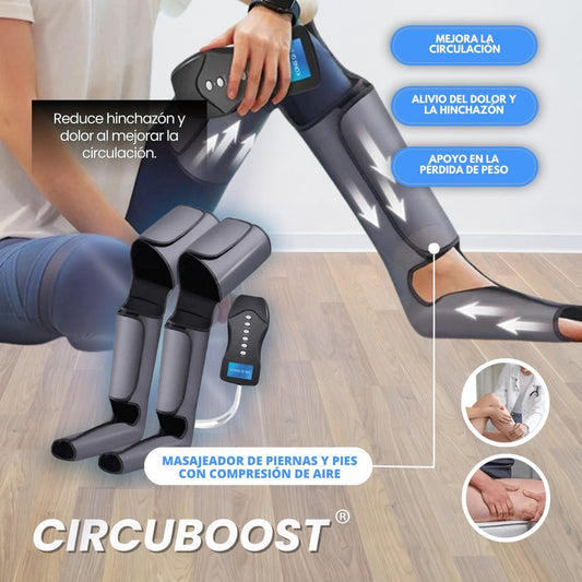 CircuBoost: Masajeador de Piernas y Pies con Compresión de Aire