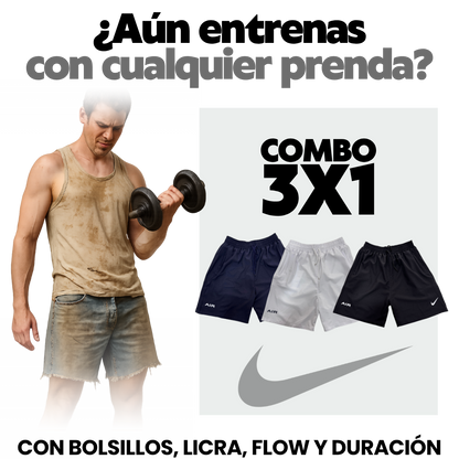 Combo x3 Shorts Deportivos