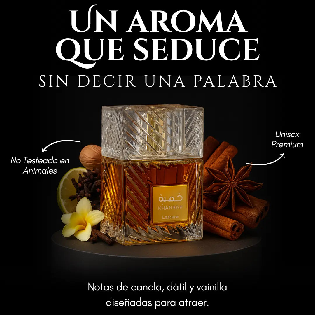 Lattafa Khamrah™ 100ml + Estuche de Lujo